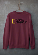 Load image into Gallery viewer, National geographic Unisex Sweatshirt for Men/Women-S(40 Inches)-Maroon-Ektarfa.online
