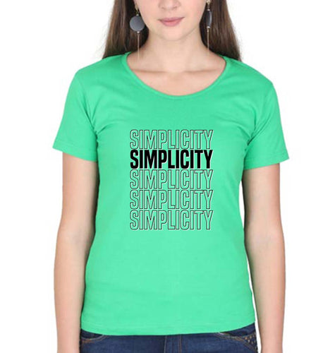 Simplicity T-Shirt for Women-Flag Green-Ektarfa.online