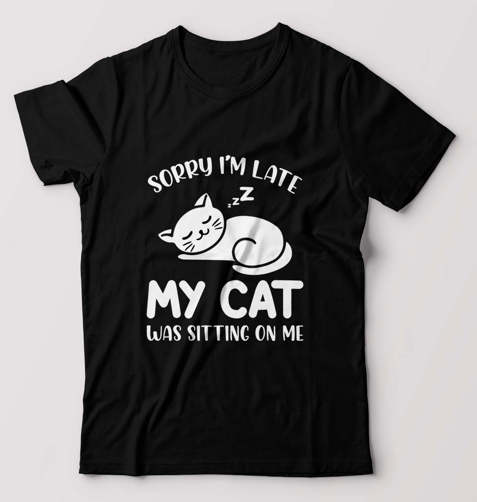 Cat T-Shirt for Men-Black-Ektarfa.online