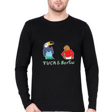 Load image into Gallery viewer, Tuca &amp; Bertie Full Sleeves T-Shirt for Men-Black-Ektarfa.online
