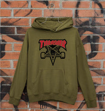 Load image into Gallery viewer, Thrasher Unisex Hoodie for Men/Women-S(40 Inches)-Olive Green-Ektarfa.online
