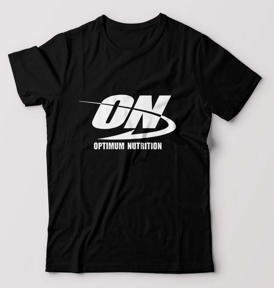 optimum nutrition (ON) T-Shirt for Men-Black-Ektarfa.online