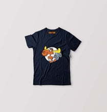 Load image into Gallery viewer, The Adventures of Rocky and Bullwinkle and Friends Kids T-Shirt for Boy/Girl-Navy Blue-Ektarfa.online

