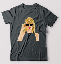 Load image into Gallery viewer, Taylor Swift T-Shirt for Men-S(38 Inches)-Steel grey-Ektarfa.online
