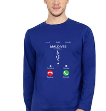 Load image into Gallery viewer, Maldives Calling T Full Sleeves T-Shirt for Men-Royal Blue-Ektarfa.online
