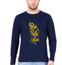 Load image into Gallery viewer, Mahakal Mahadev Bholenath Shiva Shivji Full Sleeves T-Shirt for Men-Navy Blue-Ektarfa.online
