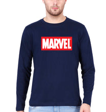Load image into Gallery viewer, Marvel Full Sleeves T-Shirt for Men-Navy Blue-Ektarfa.online
