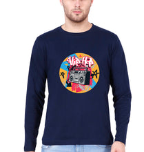 Load image into Gallery viewer, Hip Hop Full Sleeves T-Shirt for Men-Navy Blue-Ektarfa.online
