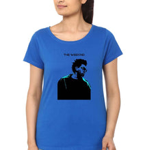 Load image into Gallery viewer, The Weeknd T-Shirt for Women-XS(32 Inches)-Royal Blue-Ektarfa.online
