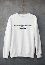 Load image into Gallery viewer, Maruti-Suzuki Unisex Sweatshirt for Men/Women-White-Ektarfa.online

