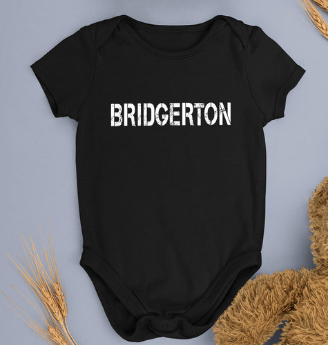 Bridgerton Kids Romper For Baby Boy/Girl-Black-Ektarfa.online