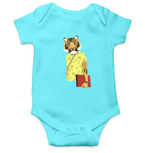 Load image into Gallery viewer, TIGER Kids Romper For Baby Boy/Girl-0-5 Months(18 Inches)-Sky Blue-Ektarfa.online
