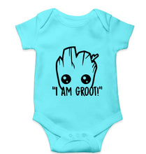 Load image into Gallery viewer, Groot Kids Romper For Baby Boy/Girl-0-5 Months(18 Inches)-Sky Blue-Ektarfa.online
