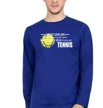 Load image into Gallery viewer, Tennis Full Sleeves T-Shirt for Men-Royal Blue-Ektarfa.online
