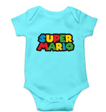 Load image into Gallery viewer, Super Mario Kids Romper For Baby Boy/Girl-0-5 Months(18 Inches)-Sky Blue-Ektarfa.online
