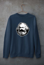 Load image into Gallery viewer, Karl Marx Unisex Sweatshirt for Men/Women-Navy Blue-Ektarfa.online
