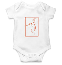 Load image into Gallery viewer, Shree Krishna Kids Romper For Baby Boy/Girl-0-5 Months(18 Inches)-White-Ektarfa.online
