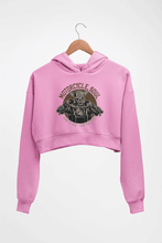 Load image into Gallery viewer, Motercycle Born To Ride Crop HOODIE FOR WOMEN
