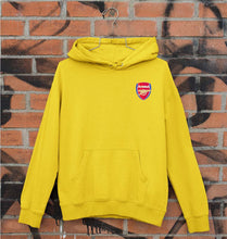 Load image into Gallery viewer, Arsenal Logo Unisex Hoodie for Men/Women-S(40 Inches)-Mustard Yellow-Ektarfa.online
