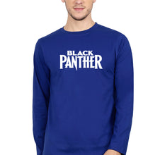 Load image into Gallery viewer, Black Panther Superhero Full Sleeves T-Shirt for Men-Royal Blue-Ektarfa.online
