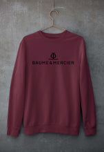 Load image into Gallery viewer, Baume &amp; Mercier Unisex Sweatshirt for Men/Women-S(40 Inches)-Maroon-Ektarfa.online
