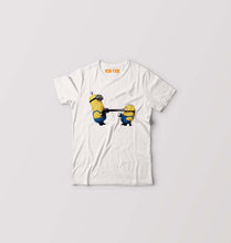 Load image into Gallery viewer, Minion Kids T-Shirt for Boy/Girl-White-Ektarfa.online
