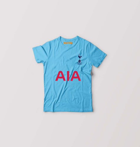 Tottenham Hotspur F.C. 2021-22 Kids T-Shirt for Boy/Girl-Light Blue-Ektarfa.online