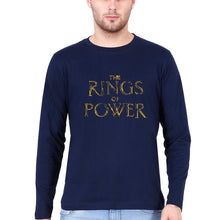 Load image into Gallery viewer, The Rings of Power Full Sleeves T-Shirt for Men-Navy Blue-Ektarfa.online
