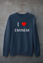 Load image into Gallery viewer, Eminem Unisex Sweatshirt for Men/Women-S(40 Inches)-Navy Blue-Ektarfa.online
