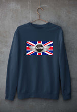 Load image into Gallery viewer, Mini Cooper Unisex Sweatshirt for Men/Women-S(40 Inches)-Navy Blue-Ektarfa.online

