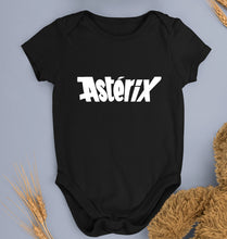 Load image into Gallery viewer, Asterix Kids Romper For Baby Boy/Girl-0-5 Months(18 Inches)-Black-Ektarfa.online
