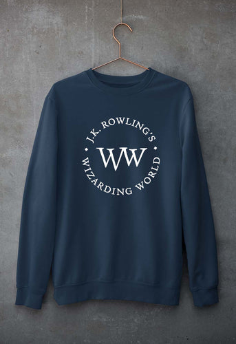 Wizarding World Unisex Sweatshirt for Men/Women-Navy Blue-Ektarfa.online