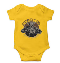 Load image into Gallery viewer, Motercycle Born To Ride Kids Romper For Baby Boy/Girl-0-5 Months(18 Inches)-Yellow-Ektarfa.online
