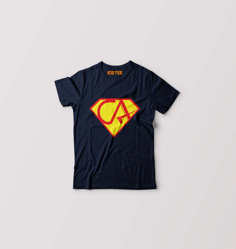Chartered Accountants(CA) Kids T-Shirt for Boy/Girl-Navy Blue-Ektarfa.online