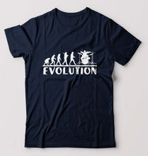 Load image into Gallery viewer, Drummer Evolution T-Shirt for Men-Navy Blue-Ektarfa.online
