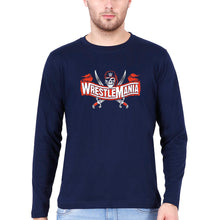 Load image into Gallery viewer, WWE Wrestle Mania Full Sleeves T-Shirt for Men-Navy Blue-Ektarfa.online
