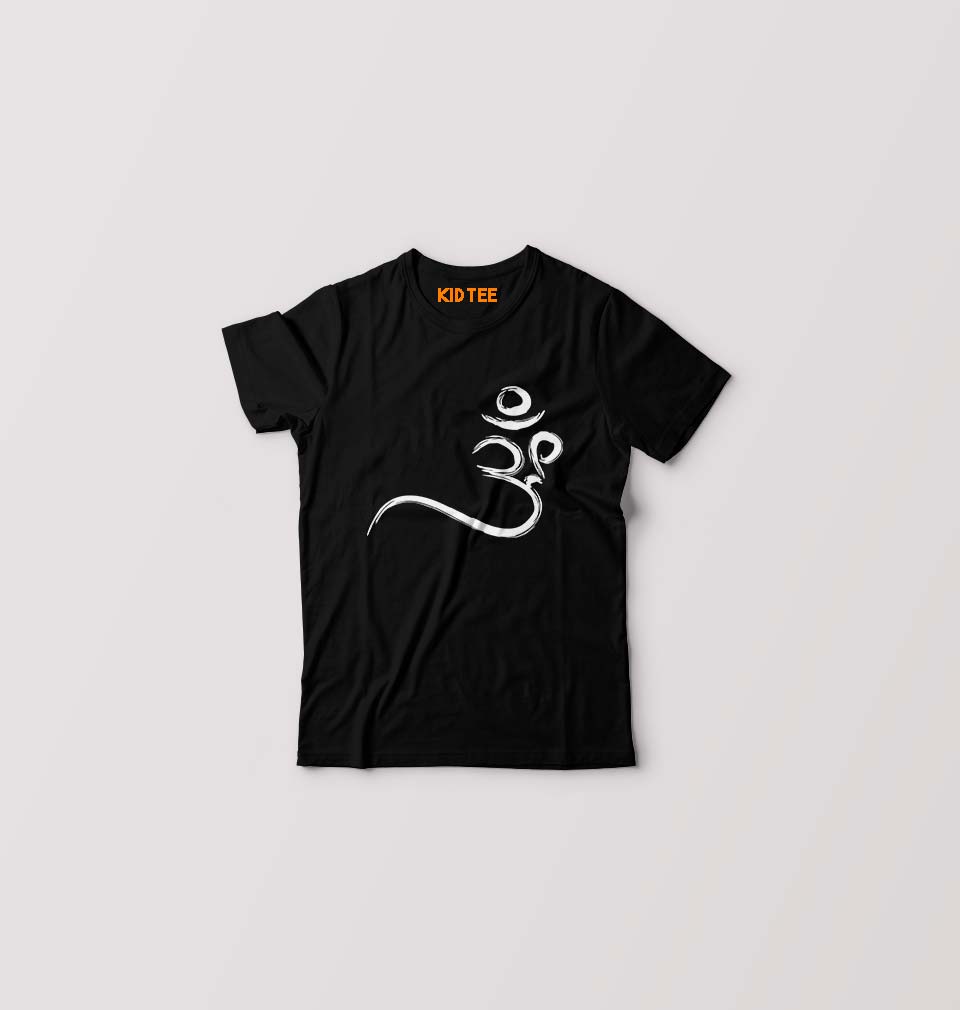 Om T-Shirt for Boy/Girl-Black-Ektarfa.online