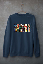 Load image into Gallery viewer, Superhero Unisex Sweatshirt for Men/Women-S(40 Inches)-Navy Blue-Ektarfa.online
