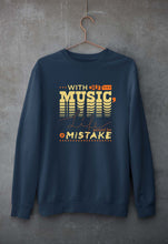 Load image into Gallery viewer, Music Unisex Sweatshirt for Men/Women-S(40 Inches)-Navy Blue-Ektarfa.online
