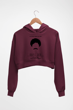 Load image into Gallery viewer, Kapil Dev Crop HOODIE FOR WOMEN-Maroon-Ektarfa.online

