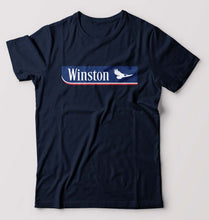 Load image into Gallery viewer, Winston T-Shirt for Men-Navy Blue-Ektarfa.online
