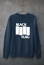 Load image into Gallery viewer, Black Flag Unisex Sweatshirt for Men/Women-S(40 Inches)-Navy Blue-Ektarfa.online
