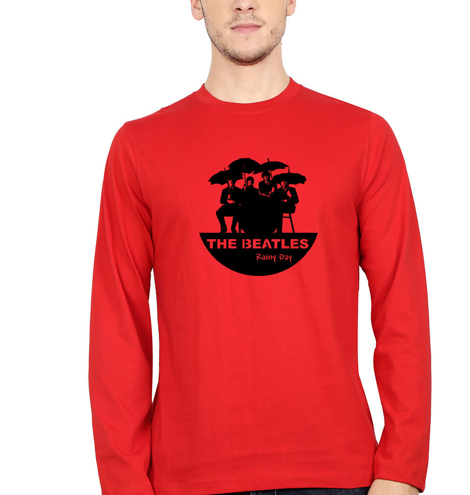 Beatles Full Sleeves T-Shirt for Men-Red-Ektarfa.online
