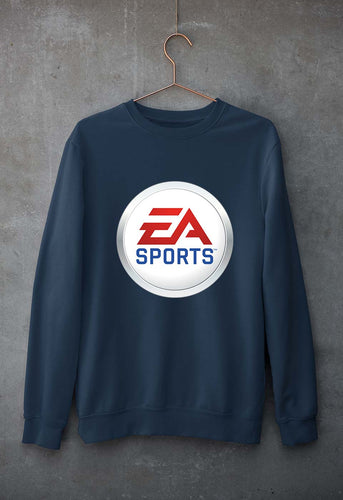 EA Sports Unisex Sweatshirt for Men/Women-Navy Blue-Ektarfa.online