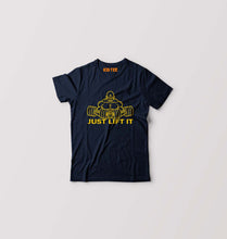 Load image into Gallery viewer, Gym Lift Kids T-Shirt for Boy/Girl-0-1 Year(20 Inches)-Navy Blue-Ektarfa.online
