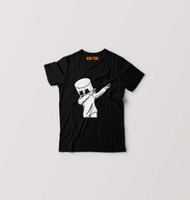Load image into Gallery viewer, Dab Marshmello T-Shirt for Boy/Girl-Black-Ektarfa.online
