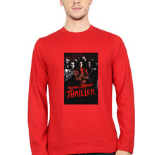 Load image into Gallery viewer, Thriller Full Sleeves T-Shirt for Men-Red-Ektarfa.online

