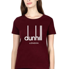 Load image into Gallery viewer, Dunhill T-Shirt for Women-XS(32 Inches)-Maroon-Ektarfa.online
