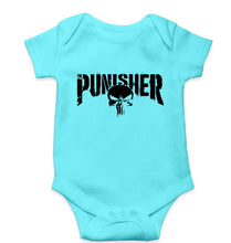 Load image into Gallery viewer, Punisher Kids Romper For Baby Boy/Girl-0-5 Months(18 Inches)-Sky Blue-Ektarfa.online
