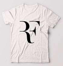 Load image into Gallery viewer, Roger Federer(RF) T-Shirt for Men-S(38 Inches)-White-Ektarfa.online
